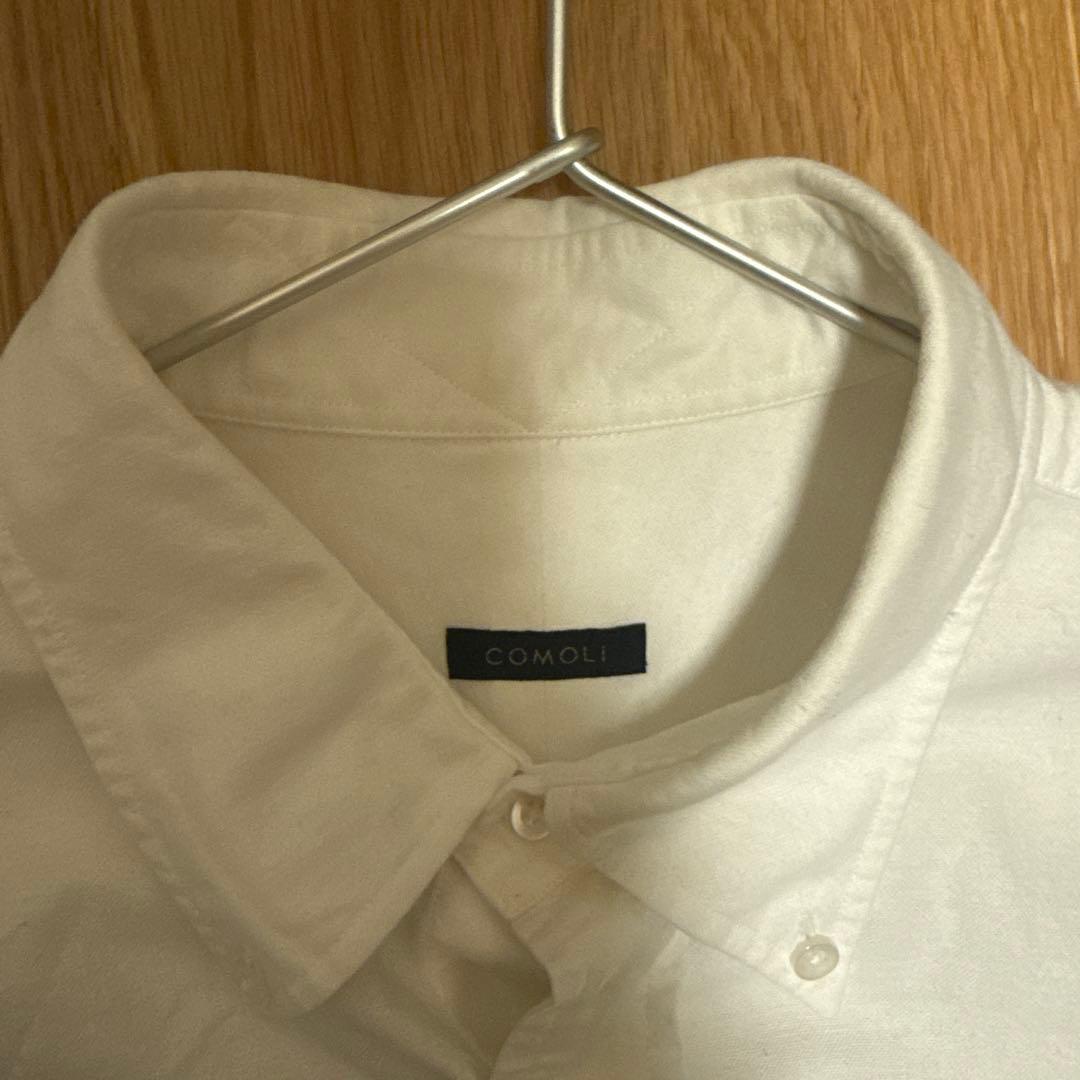 COMOLI × BEAMS オックスフォード ボタンダウンシャツ サイズ3