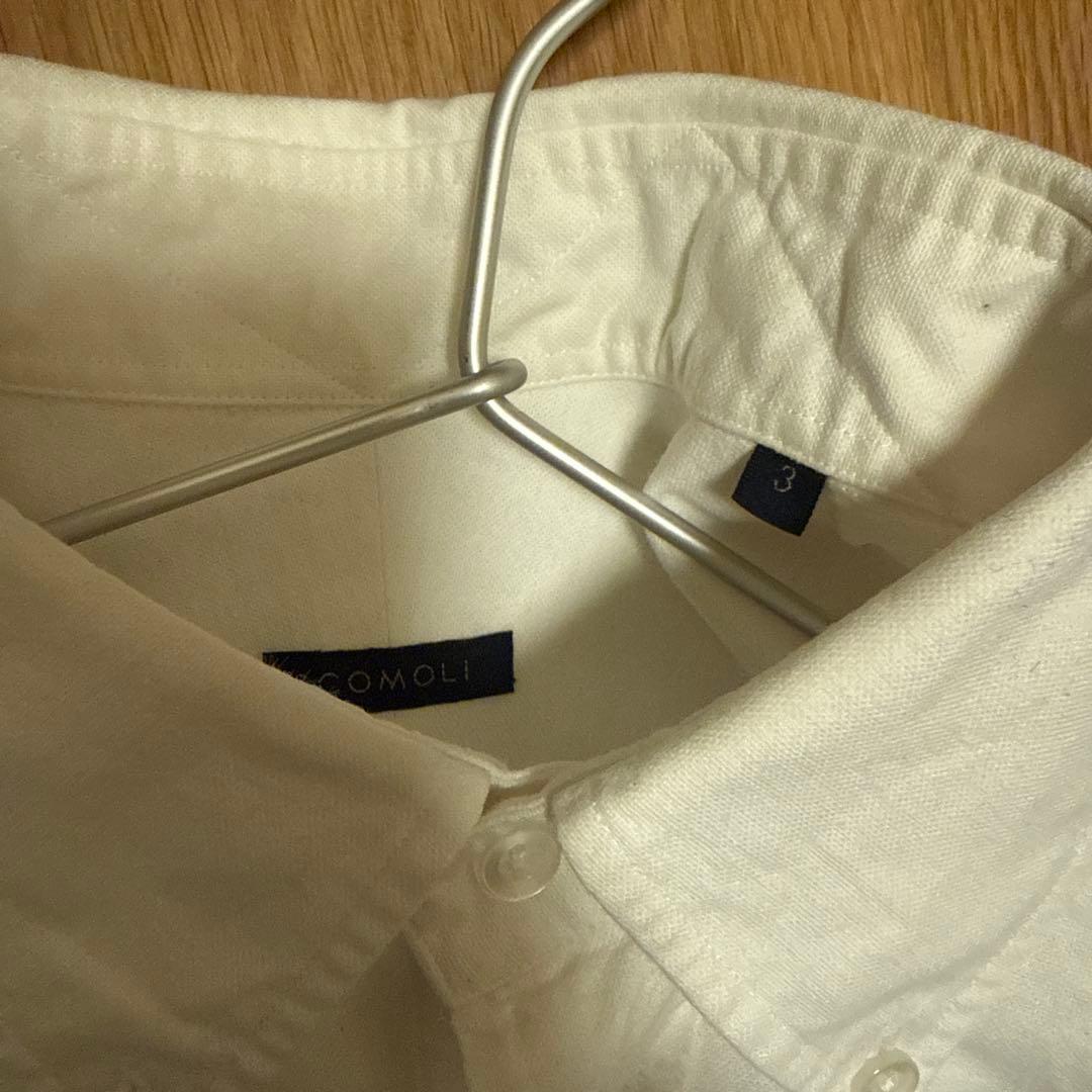 COMOLI × BEAMS オックスフォード ボタンダウンシャツ サイズ3
