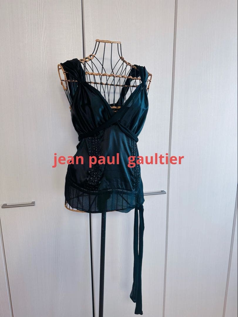 ゴルチェのシルクトップスM jean paul gaultier 難あり