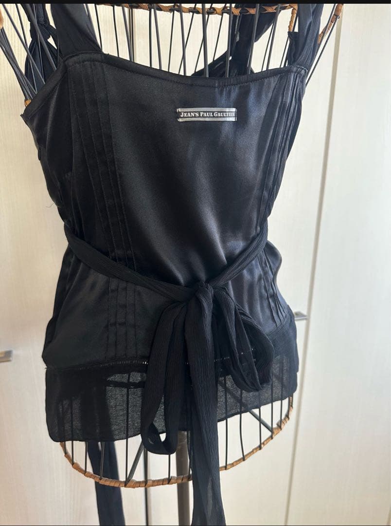 ゴルチェのシルクトップスM jean paul gaultier 難あり