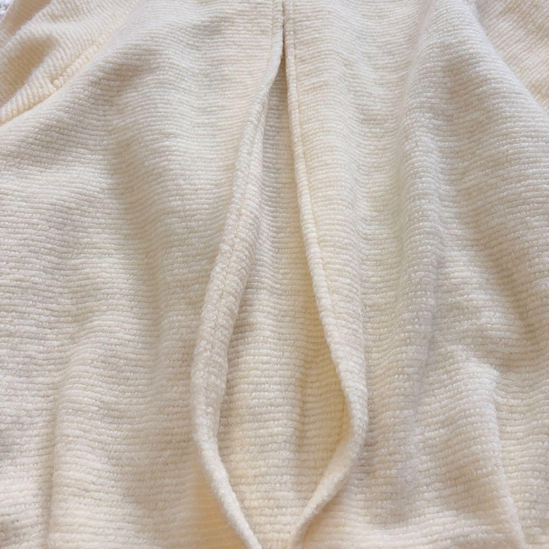 バーバリー ブルーレーベル ボリューム袖 モヘア ダッフル ノバチェック ファー