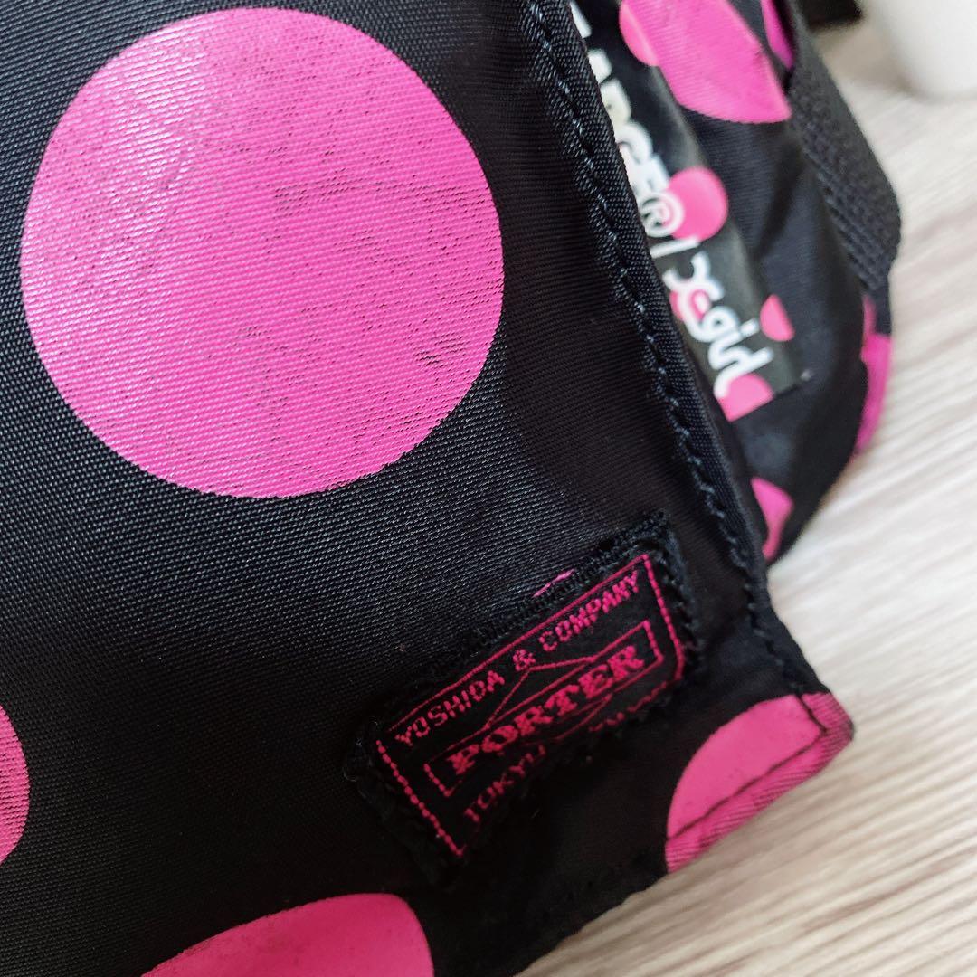 希少✨ポーター　x-girl　XLARGE　ボディバッグ　ドット　草間彌生