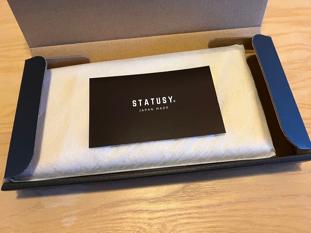 STATUSY il modo zip 薄型 長財布 L字ファスナー 本革