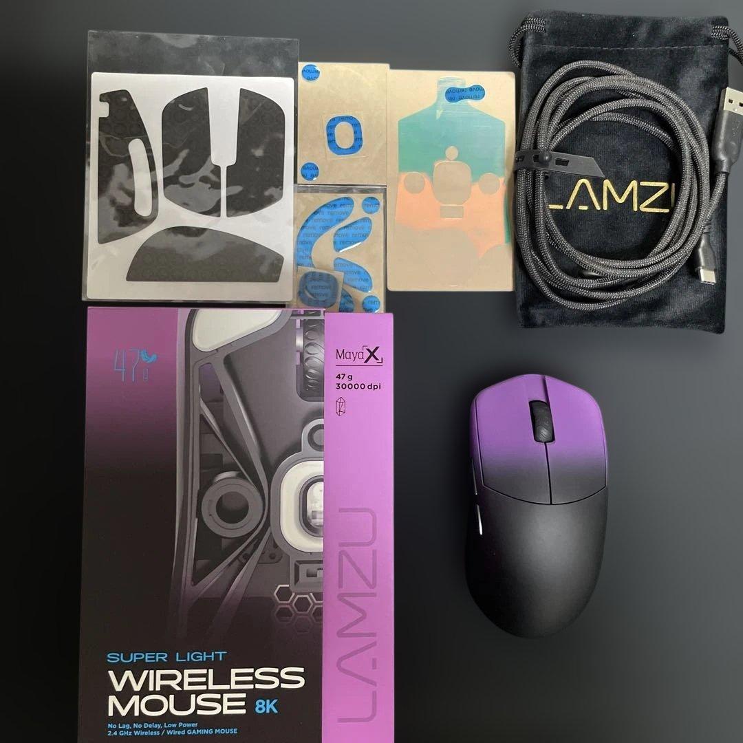 マウス・トラックボール LAMZU Maya X Purple Shadow