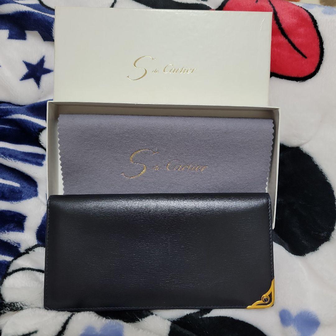 Cartier ブラックレザー 長財布