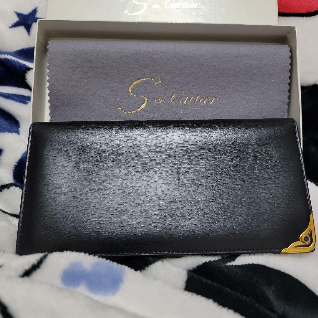 Cartier ブラックレザー 長財布