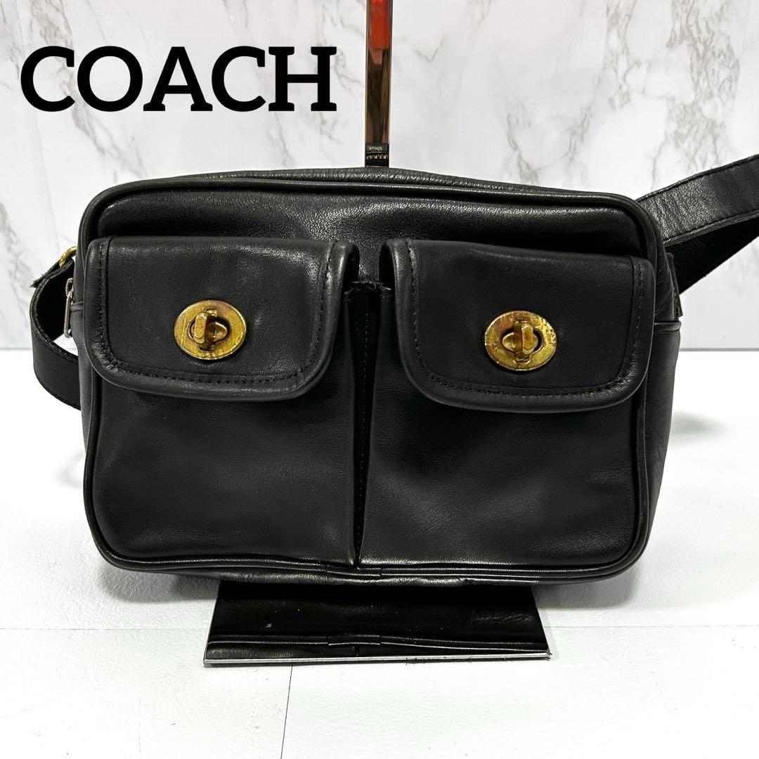 ◎vintage◎COACH Mini Body Bag BLACK