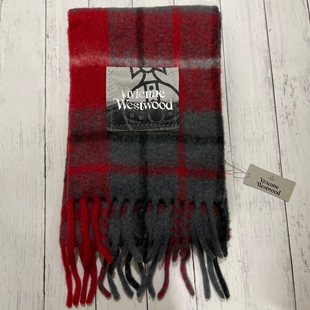 ヴィヴィアンウエストウッド マフラー Vivienne Westwoodチェック