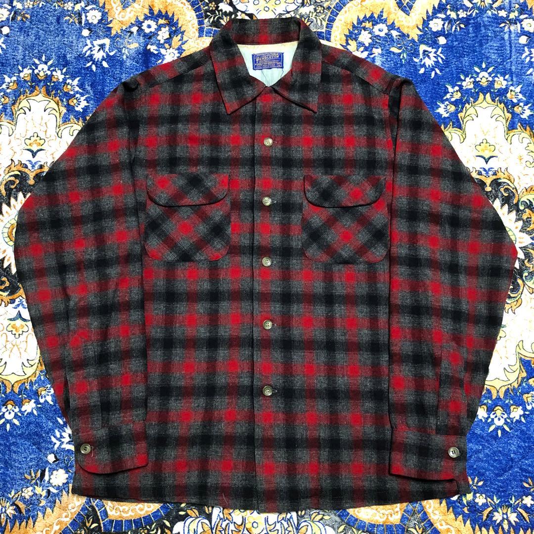 ペンドルトン　オンブレチェックシャツ　60s プライド
