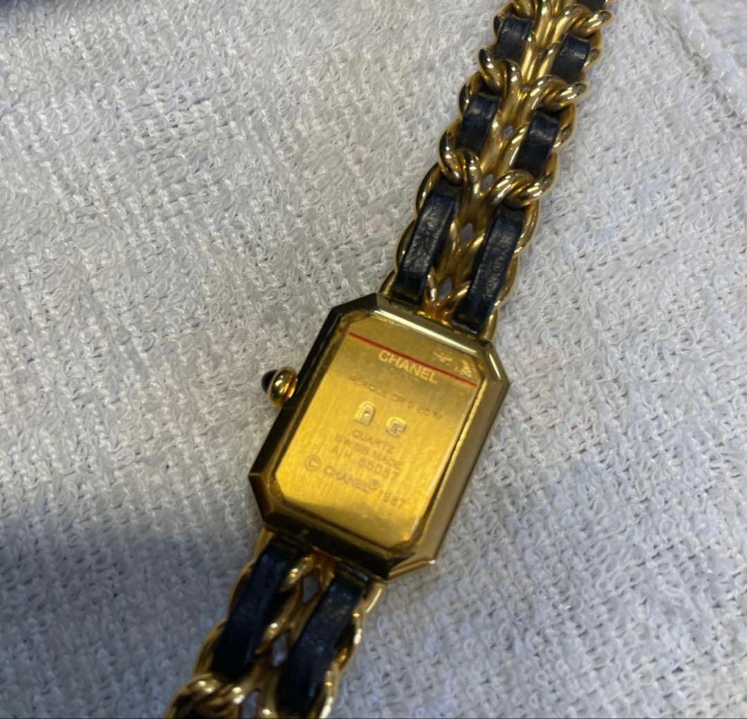 美品CHANEL プルミエール　時計Lサイズ