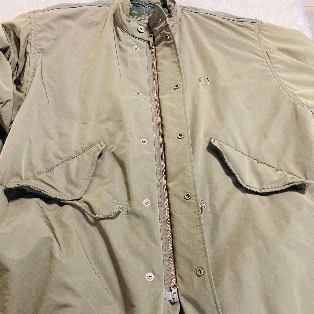 値下げ♡フレッドペリー　モッズコート　キルティング　切替　カーキ　L