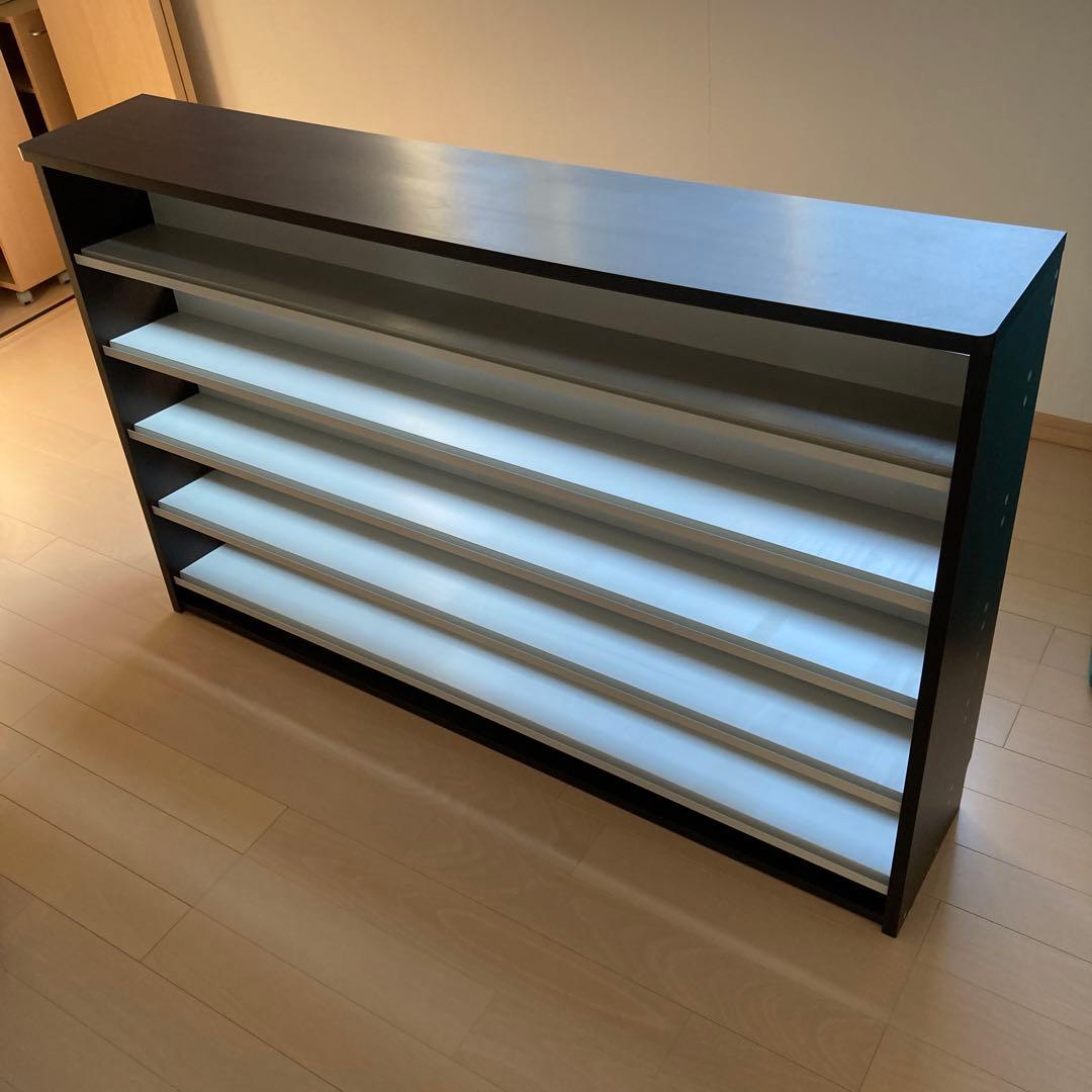 大容量CDストッカー(CDラック) 幅139cm5段