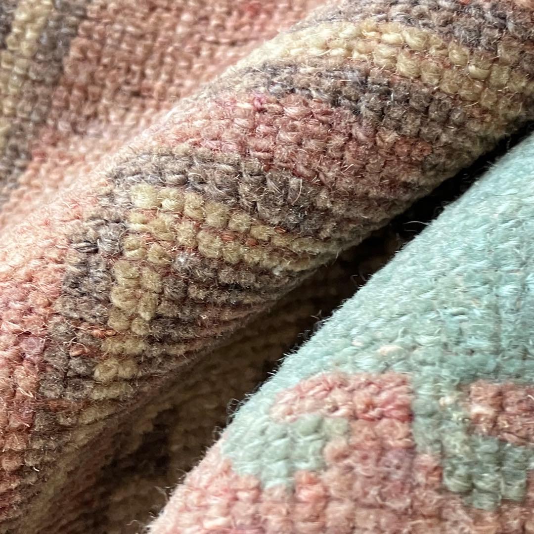 アンニュイカラー41×114ベージュココア　ペパーミント　トルコヴィンテージラグ