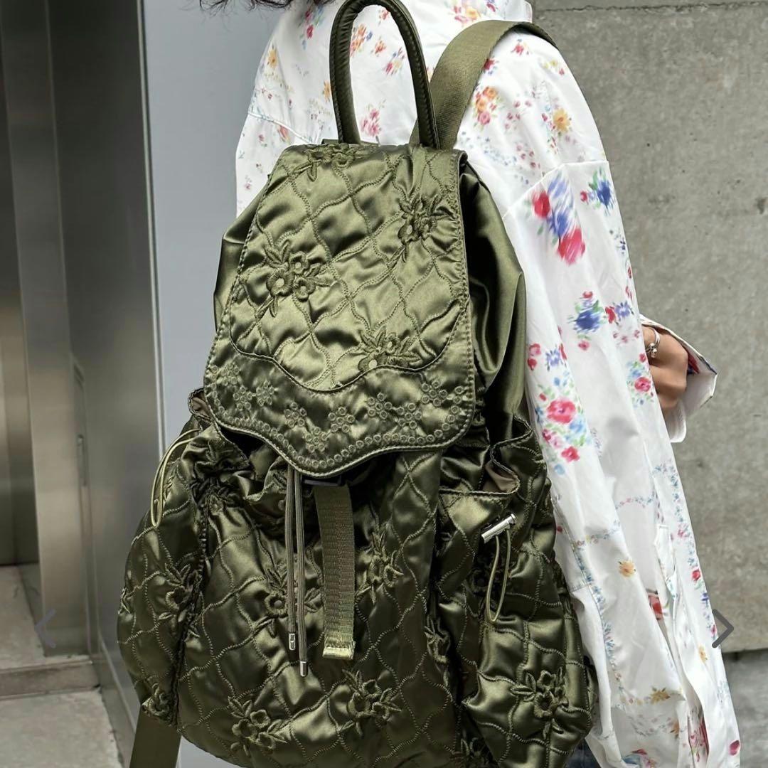し*う様 POPPY あさぎーにょ POINTE BACKPACK カーキ リュ