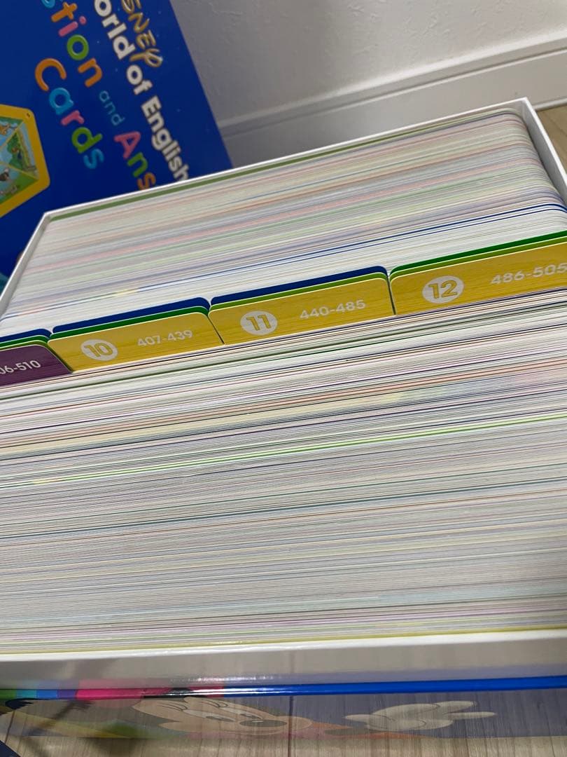 DWE ディズニー英語システム　トークアロング　Q&Aカードセット 美品　626