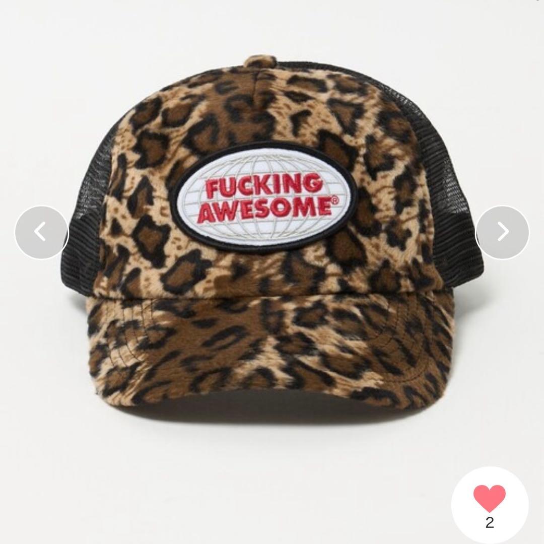 帽子 FUCKING AWESOME Leopard Trucker Hat