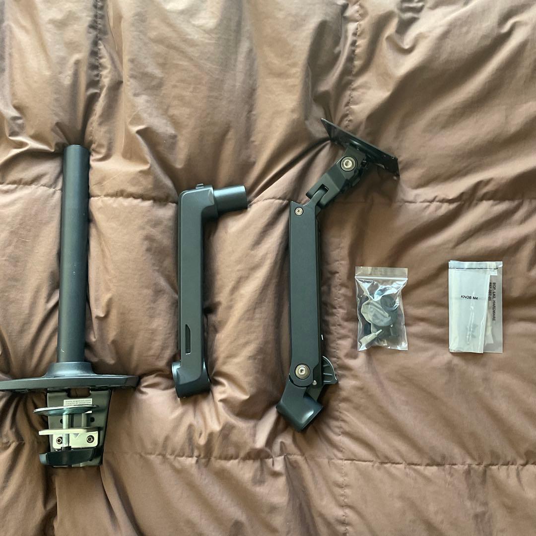 エルゴトロンLX モニターアーム　長身ポール　マットブラック