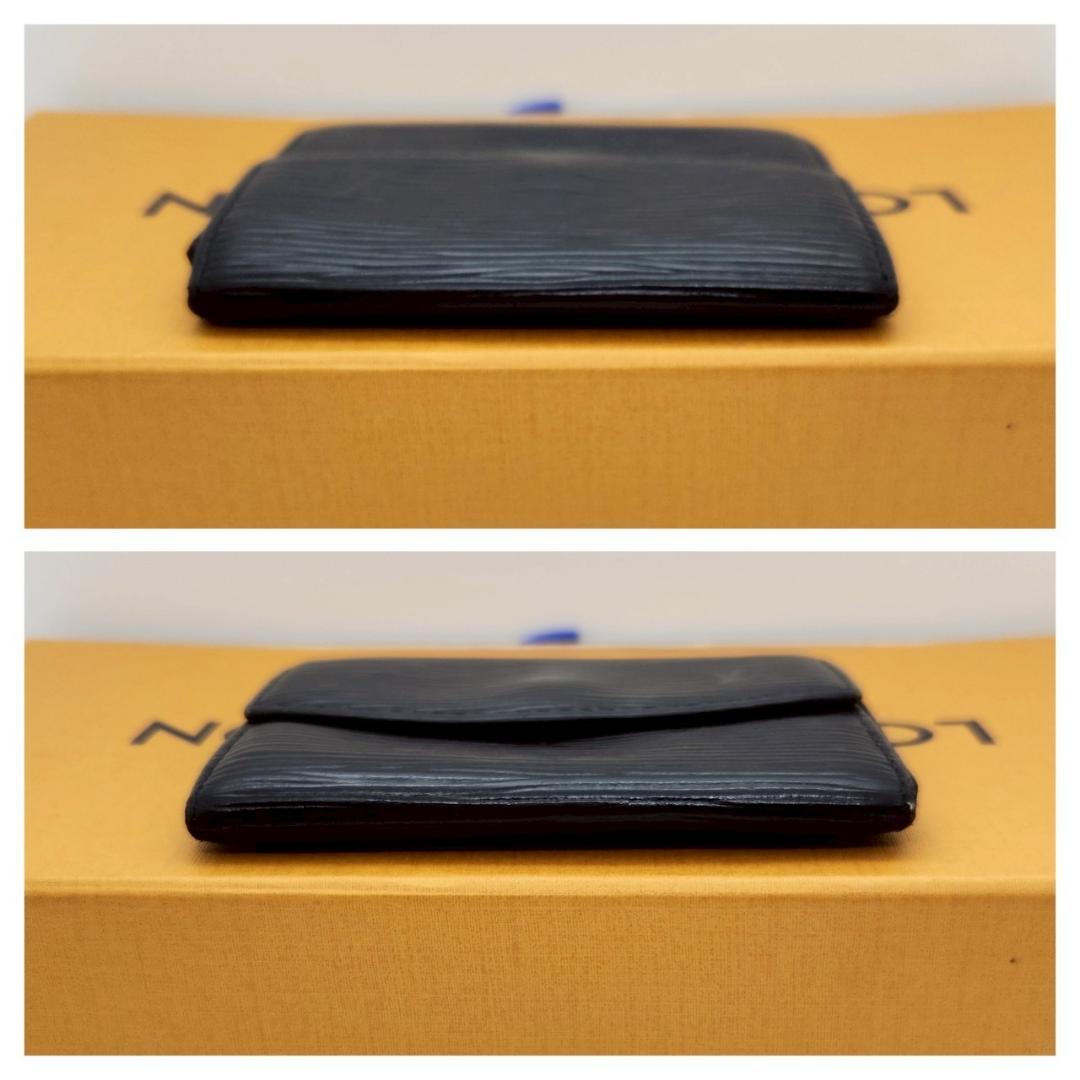 極美品 ルイヴィトン エピ ポルトモネ サーンプル 黒ケースM63412