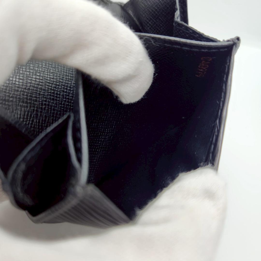 極美品 ルイヴィトン エピ ポルトモネ サーンプル 黒ケースM63412