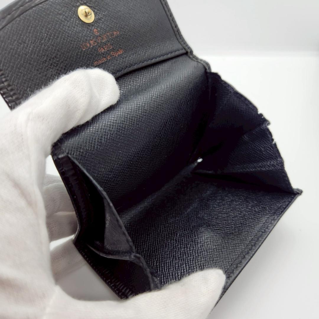 極美品 ルイヴィトン エピ ポルトモネ サーンプル 黒ケースM63412