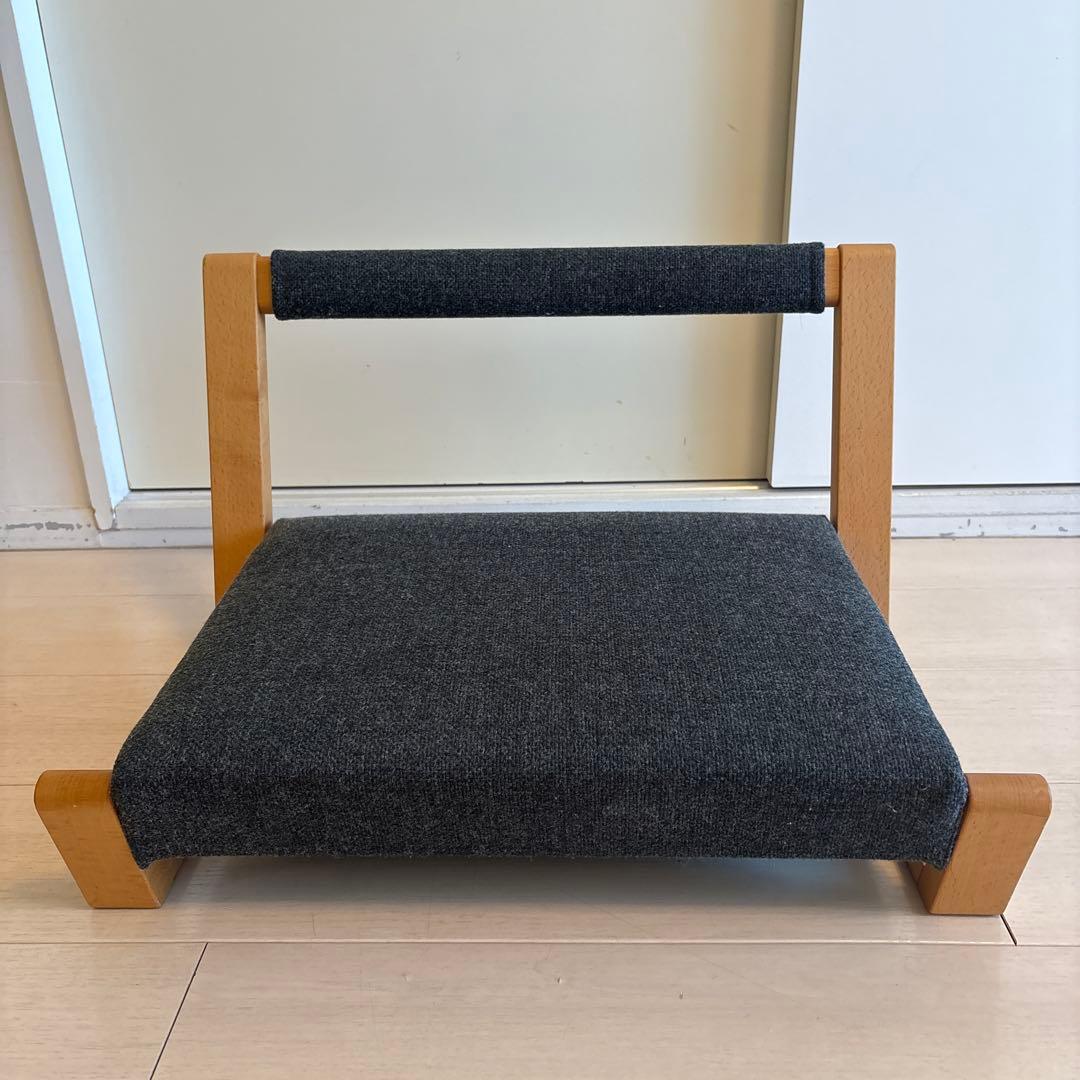 園田椅子製作所 座椅子グレー　Zagaku 木工家具