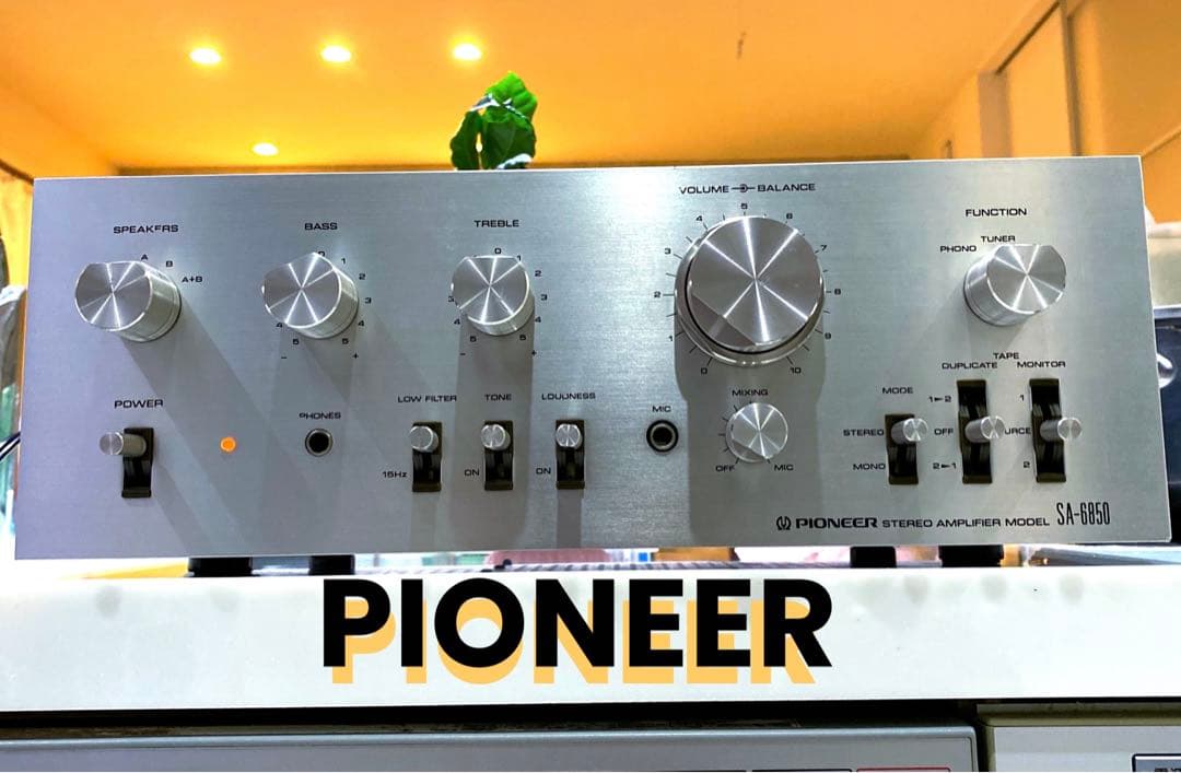 動作品 PIONEER プリメインアンプ SA-6850 パイオニア
