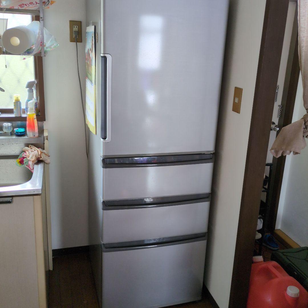 AQUA ノンフロン冷蔵庫 AQR-361E(S) 355L