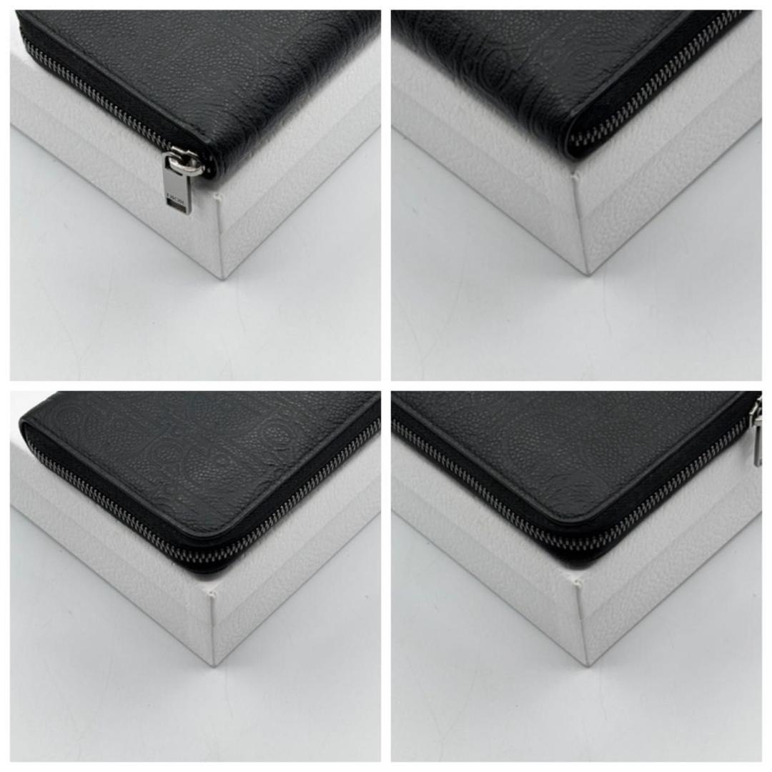 定価14万 ディオール グラビティ 長財布 ロングジップウォレット 黒 メンズ