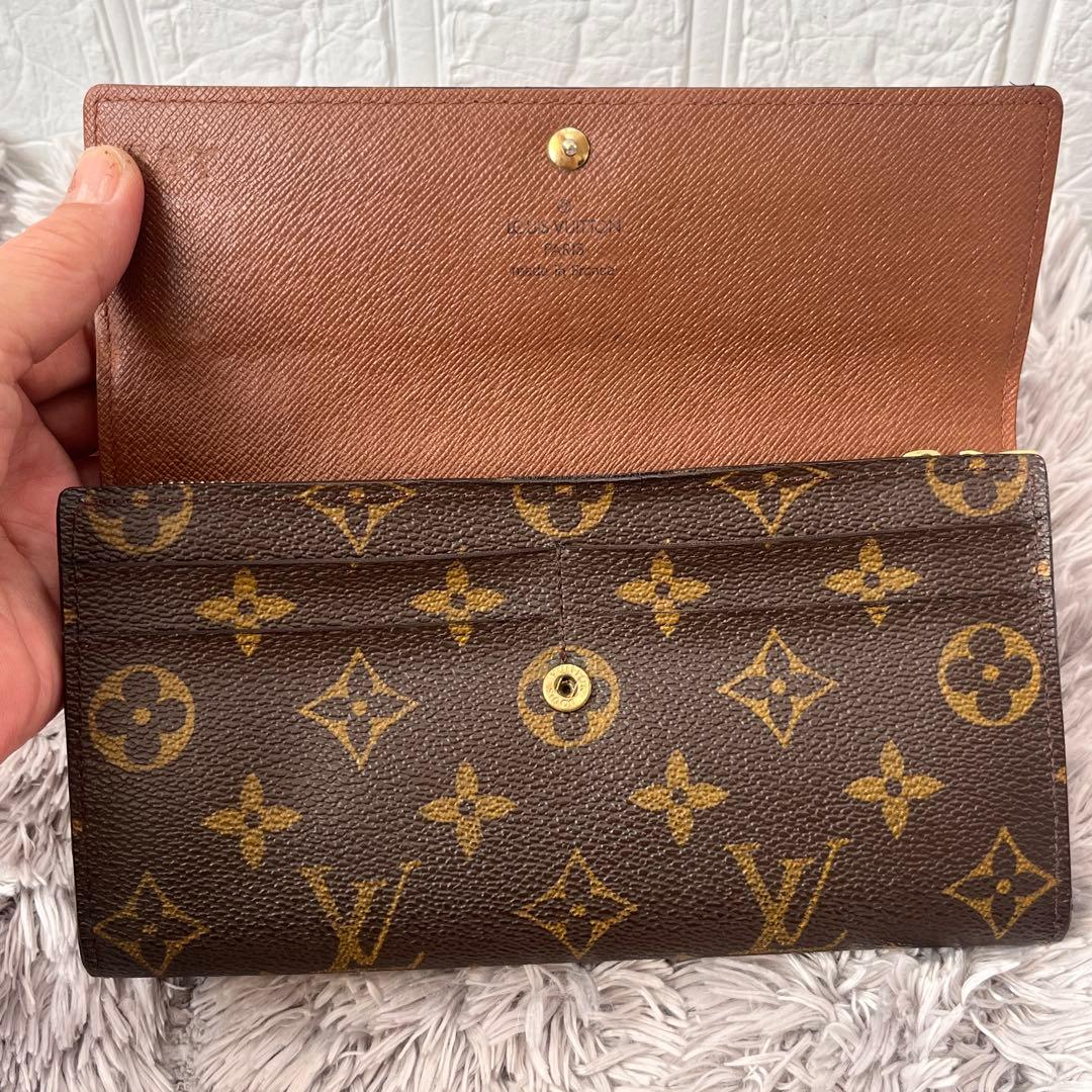 ルイヴィトン　ポルトフォイユサラ　モノグラムキャンバス　長財布