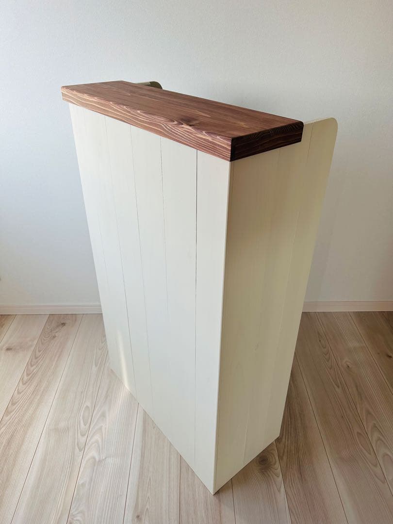 【chiiiii】杉無垢材を使ったかわいいレジカウンター 折り畳み 天板有