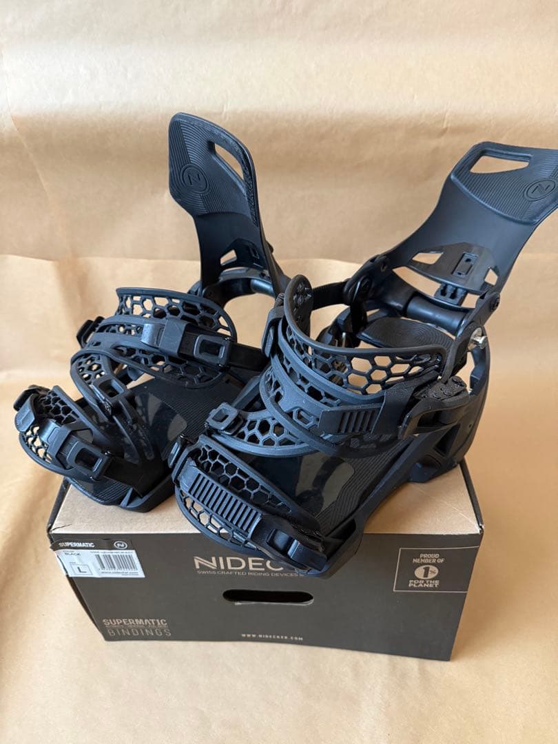 中古 Nidecker SUPERMATIC バインディング ブラック