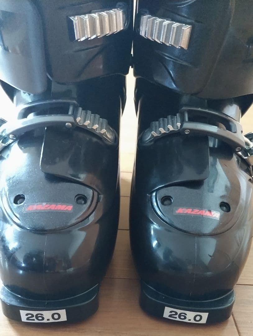 KAZAMA スキー靴 26.0 ブラック（未使用品）