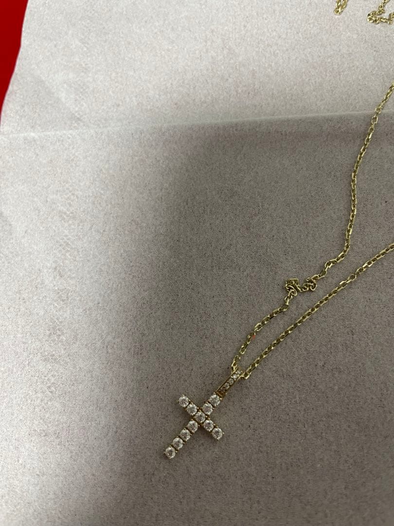 アヴァランチ 10K クロスネックレス