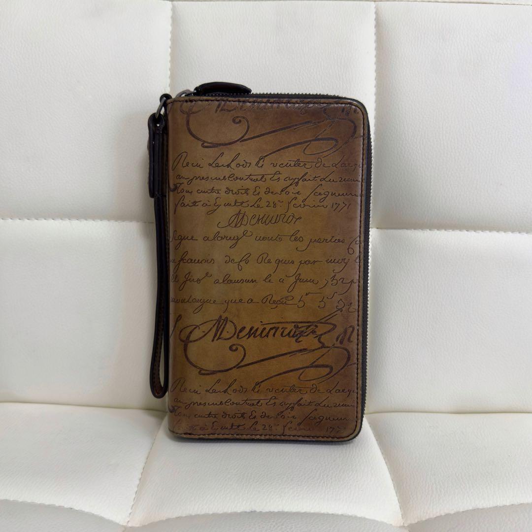 定価34.2万円 ベルルッティ タリ TALI スクリットレザー長財布