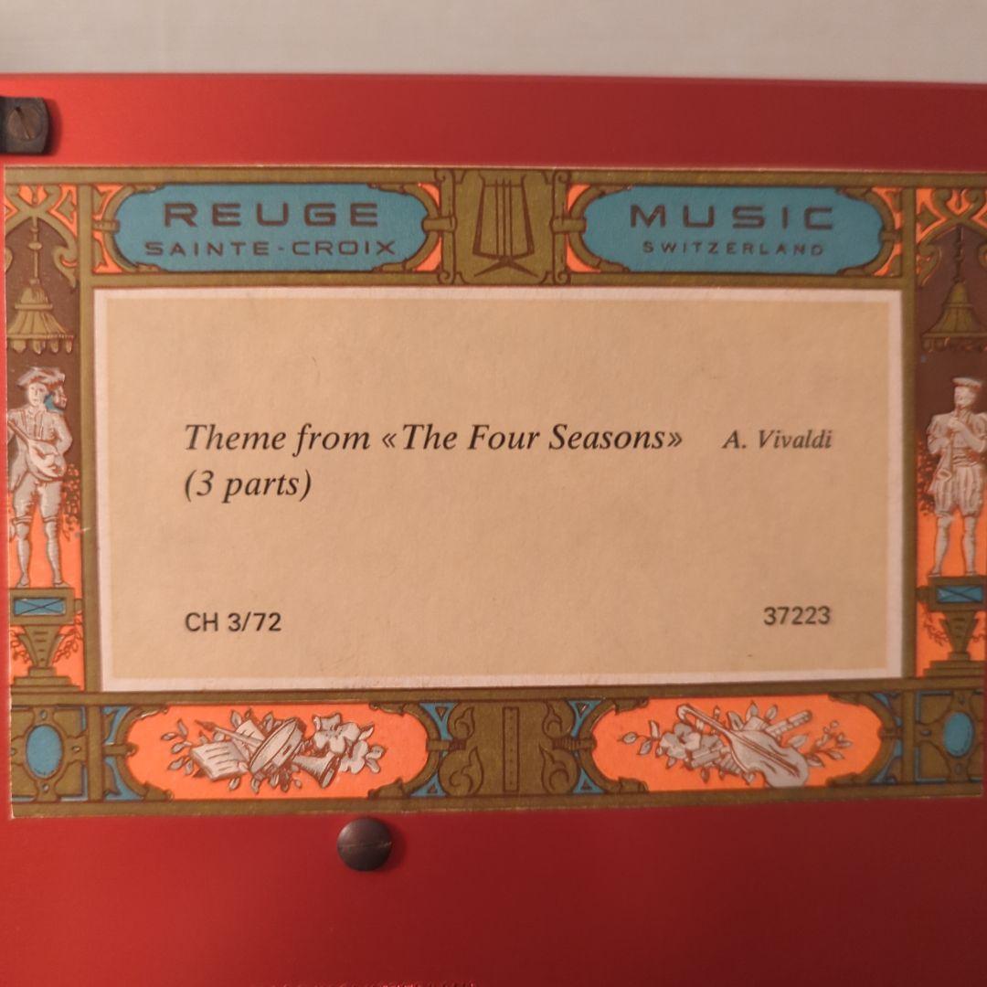 リュージュオルゴール　72弁　OH済　ビバルディー　四季３パート