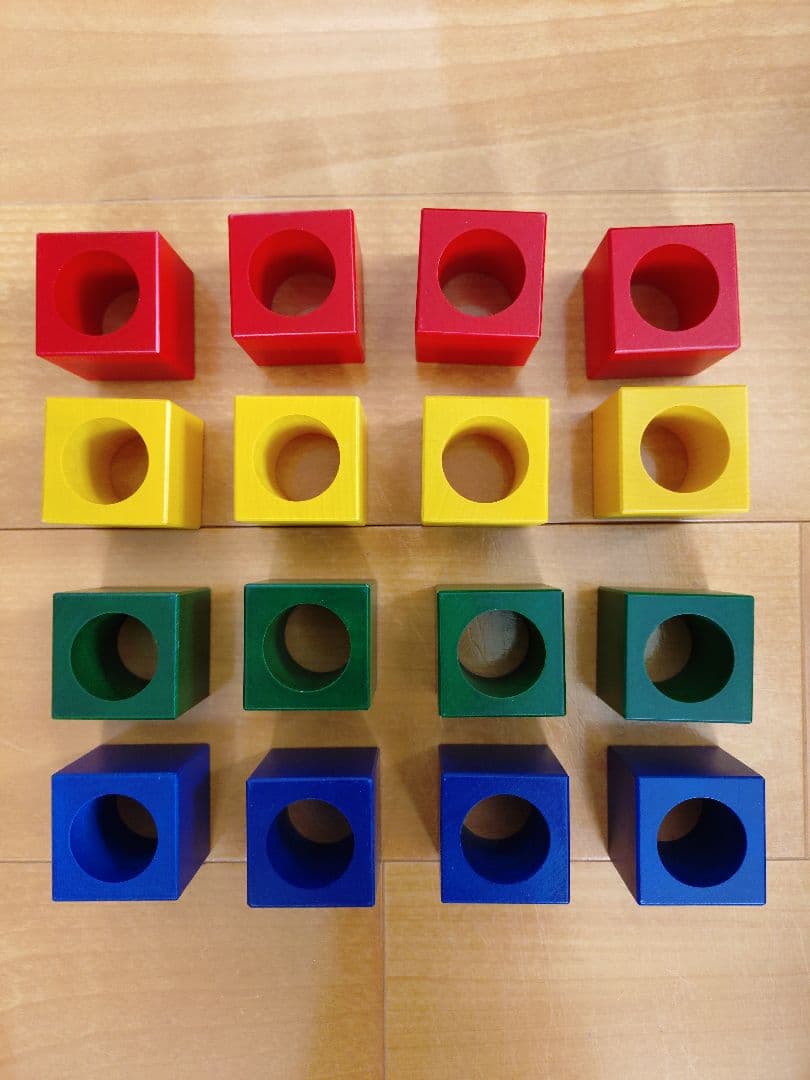 naf Ligno 知育玩具 カラフルブロック