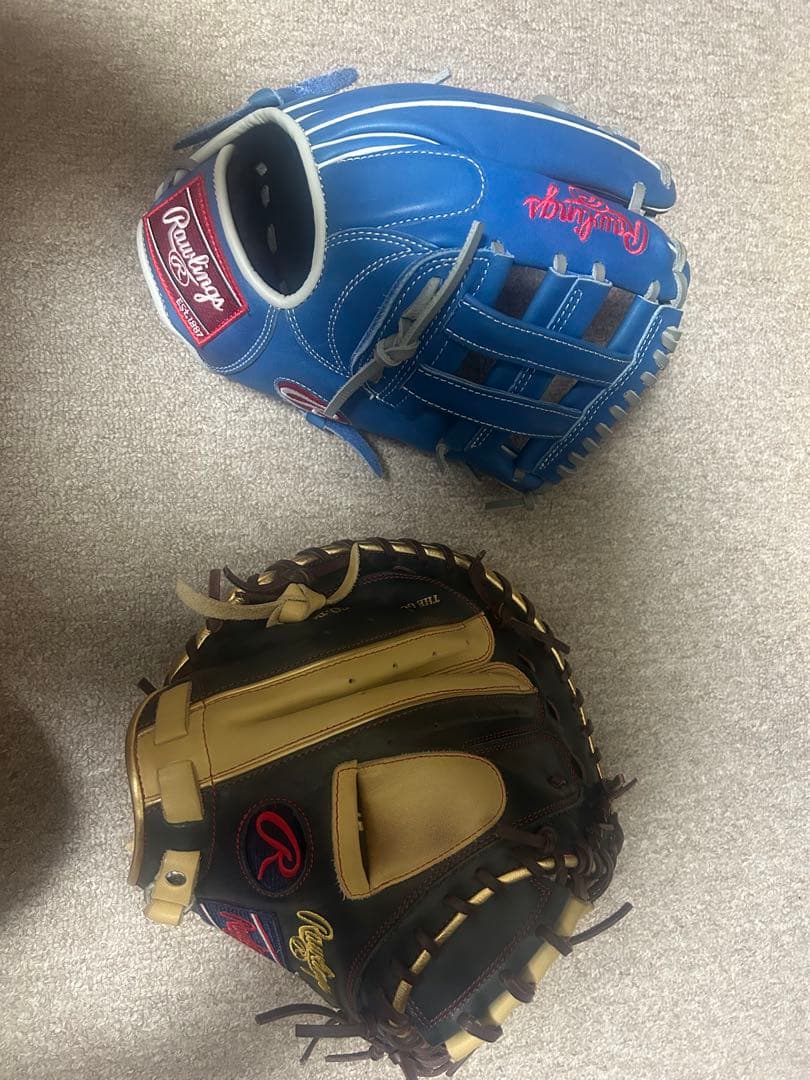 【バラ売不可】 ローリングス軟式グローブ 、キャッチャーミット軟式