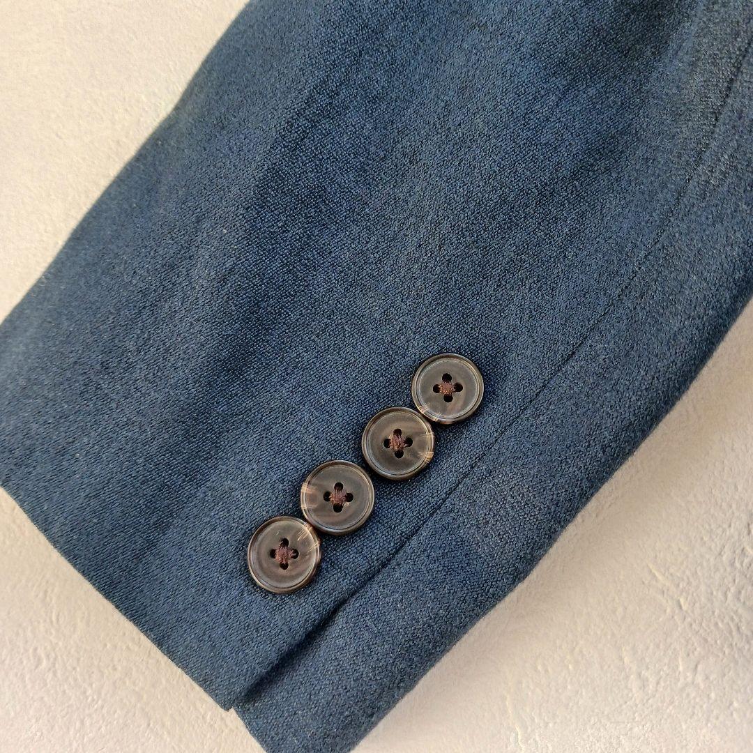 ラルフローレン パンツスーツセットアップ ワイドパンツ テーラード ネイビー