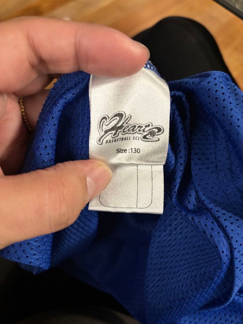 バスケットボールスクール　ハーツ　ユニフォーム130上下2セット