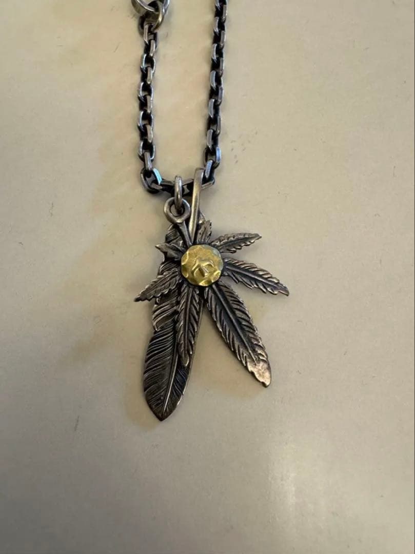 グラスモチーフ ネックレス インディアンジュエリー