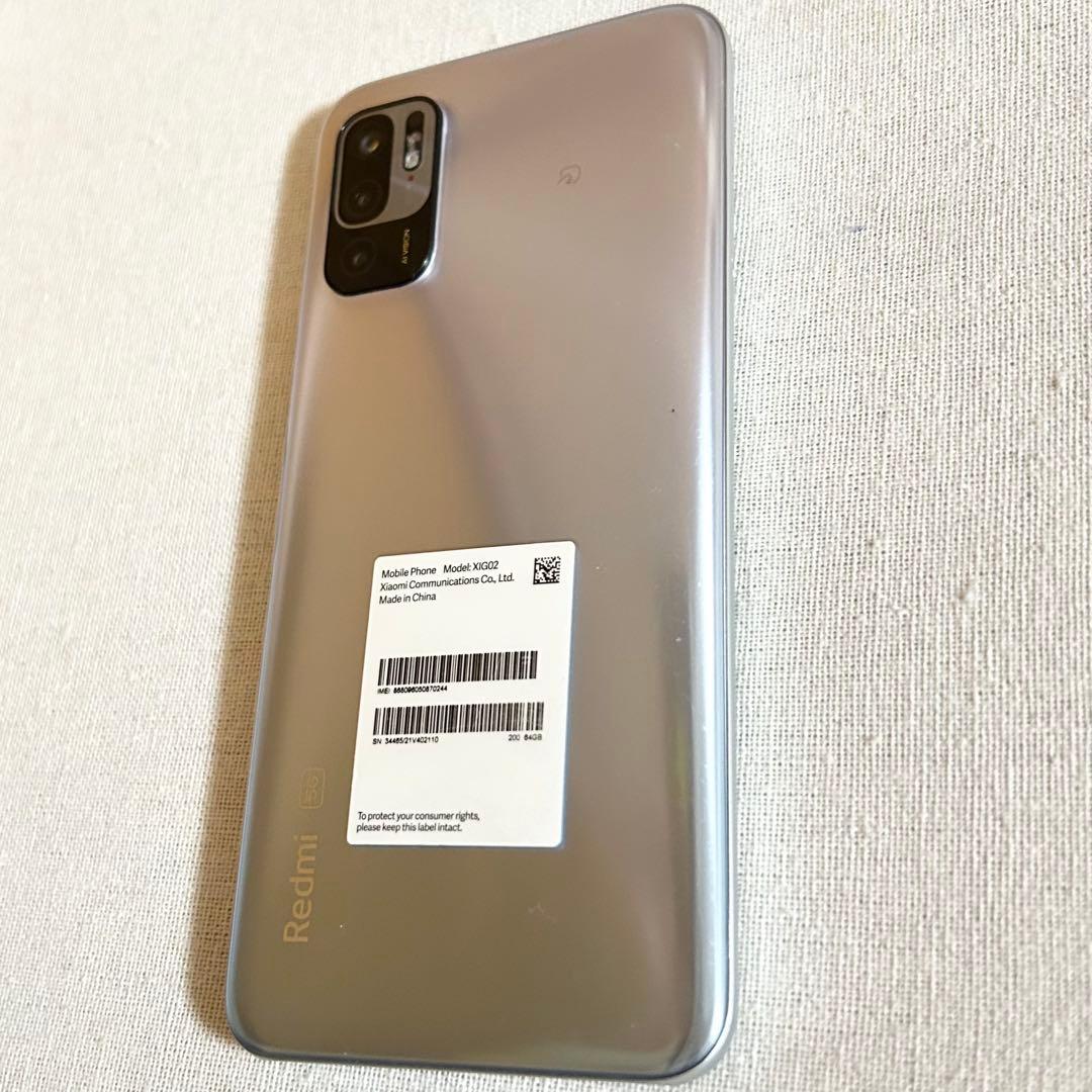 Redmi Note 10 シルバー 本体　ケース付き　箱有り