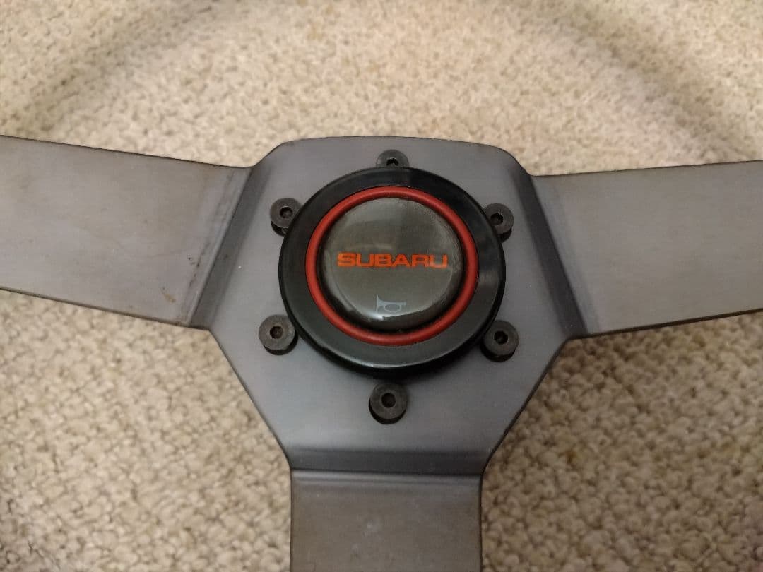 k*u様 SUBARU スバル 純正 ウッドステアリング LEONE レオーネ