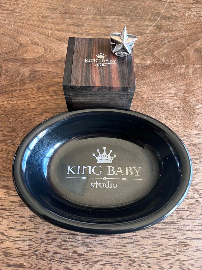 KING BABY キング ベイビー 星 リング 木製ボックス付き