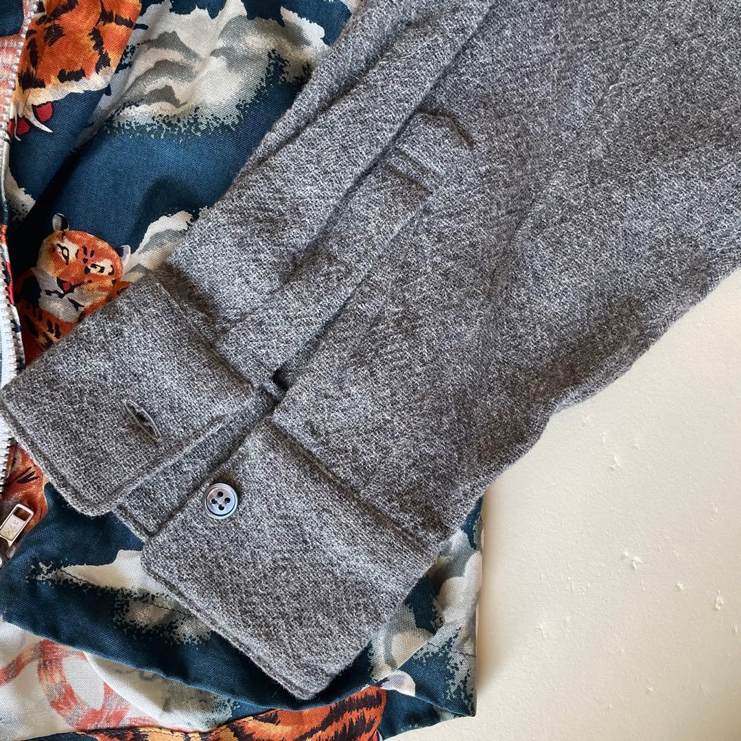 COMME des GARÇONS SHIRT トラ柄長袖シャツ L