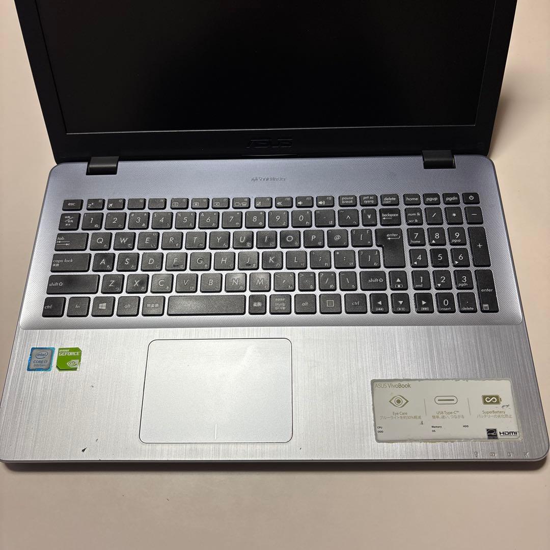 Windowsノート本体 Core i7 ASUS VivoBook X542UN-8550 / 16GB