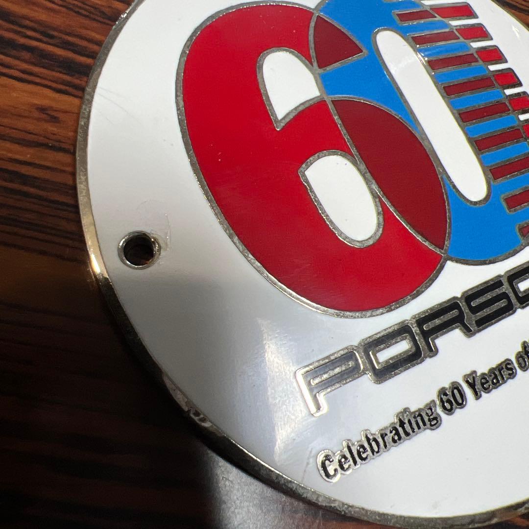 ポルシェ 60周年記念プレート