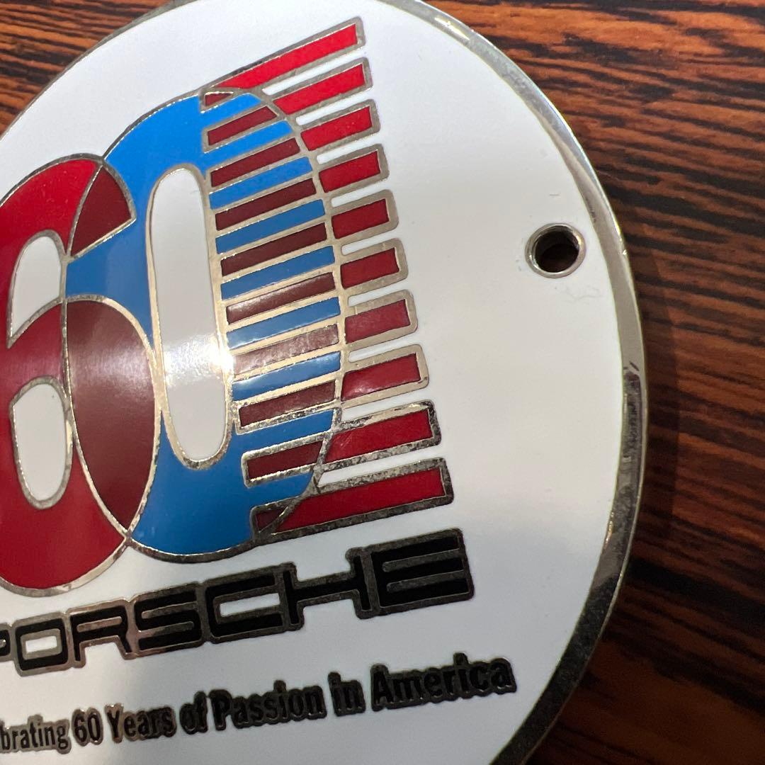 ポルシェ 60周年記念プレート