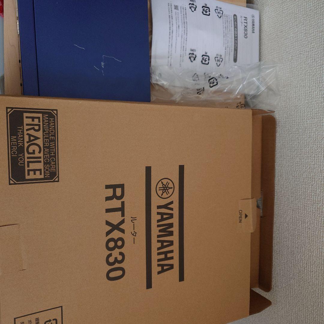 【優作】YAMAHA RTX830 　通電確認・初期化済み