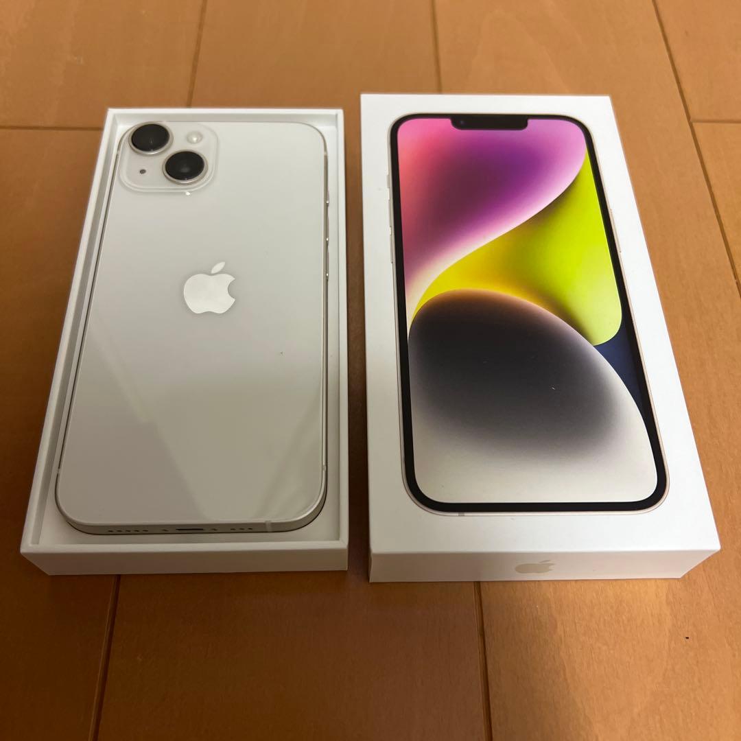 Apple iPhone 14 256GB SIMフリー ホワイト ジャンク