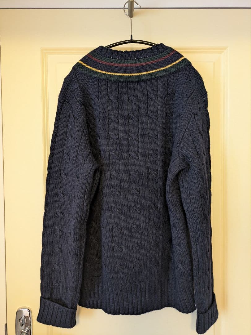 ポロラルフローレン　チルデンニット　ネイビーL　未使用品